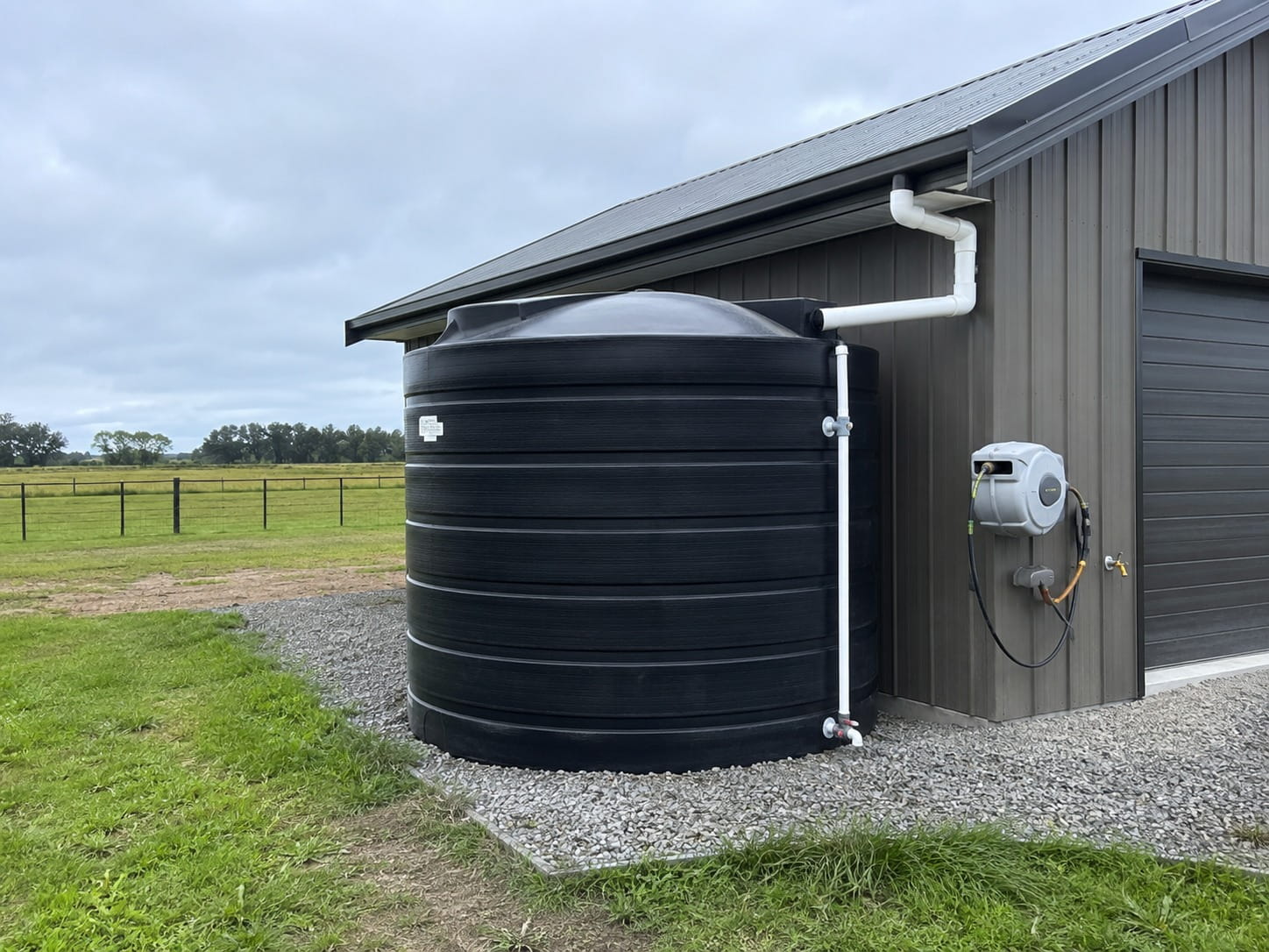 Hamilton water tank installation with connected pipework